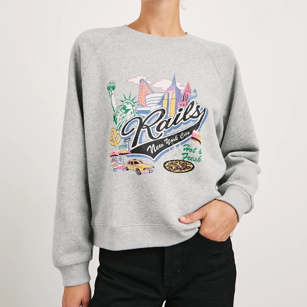 NWT Rails New York Vintage raglan sweatshirt
